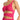 RASPBERRY RECYCLED RICO DRESS 2