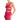 RASPBERRY RECYCLED RICO DRESS 3