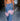 HIGH WAISTED JEANS WITH FEATHER EMBELLISHMENTS 2