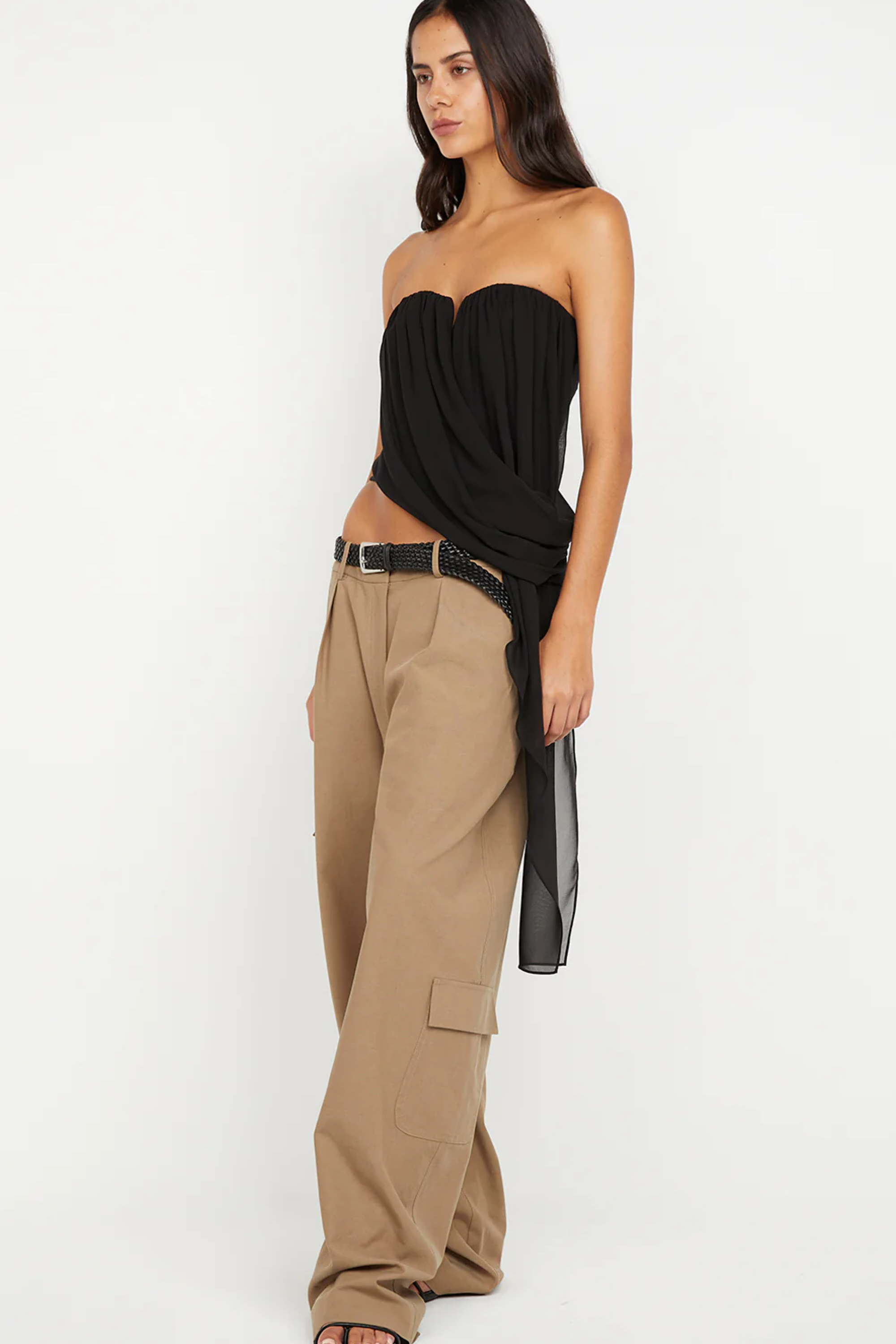 AMIAH DRAPE TOP