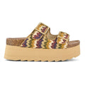 PLATFORM SANDAL IN RAFFIA 1