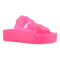 HIGH JELLY SANDAL 2 BUCKLES 4