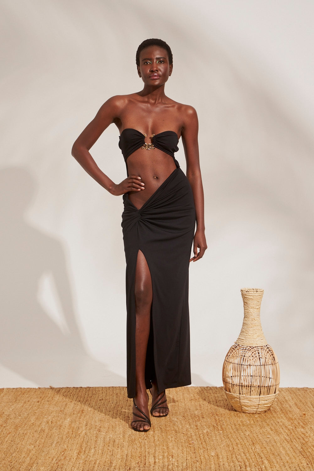 LONG GOWN STRAPLESS DRESS 1