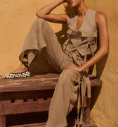 GAUZE CARGO GILET 1