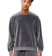 OVERSIZED VELVET CREWNECK 1