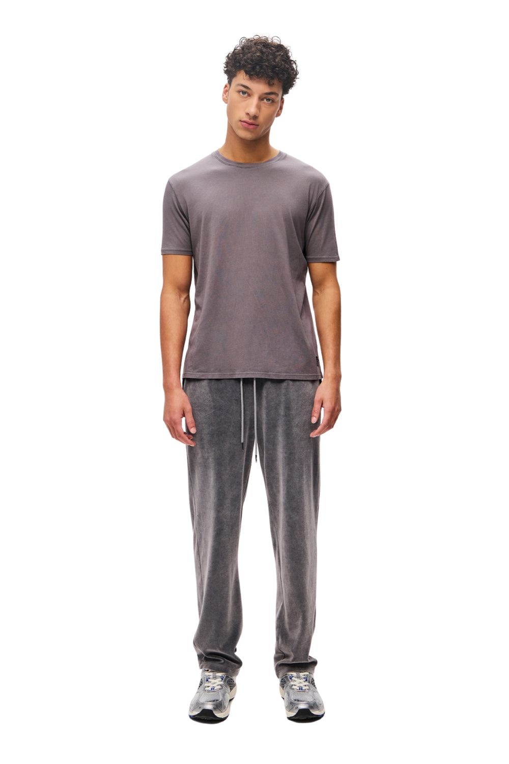 RELAXED VELVET SWEATPANTS 1