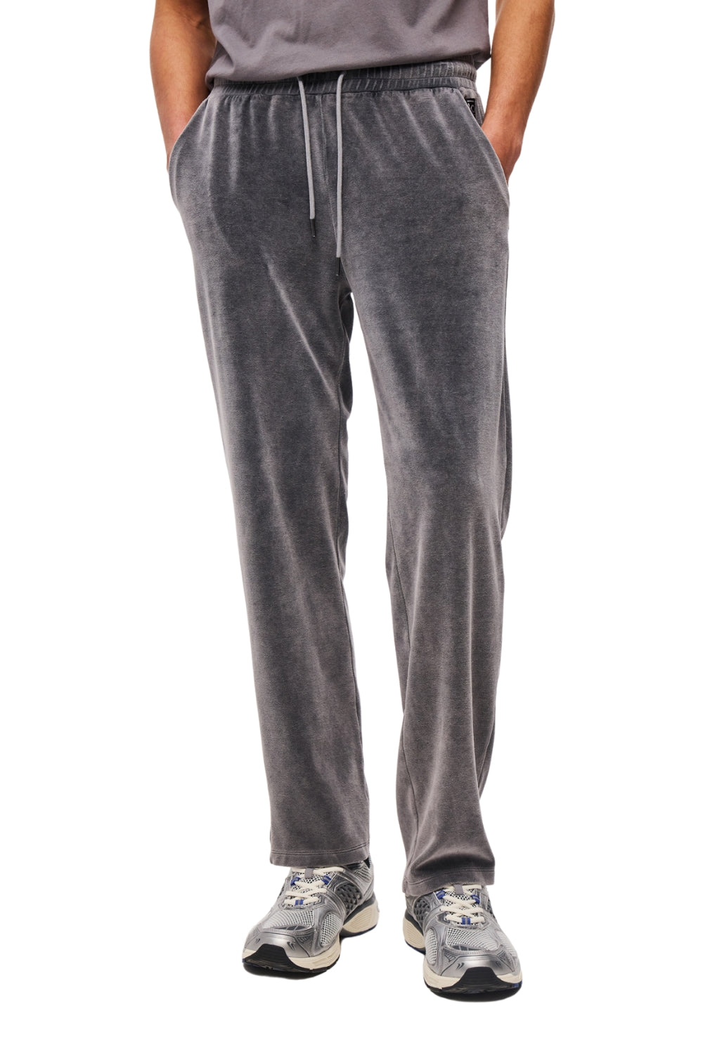 RELAXED VELVET SWEATPANTS 2