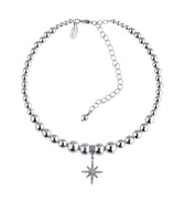 STERLING SILVER 925 BEADS CHOKER 1