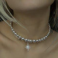 STERLING SILVER 925 BEADS CHOKER 3