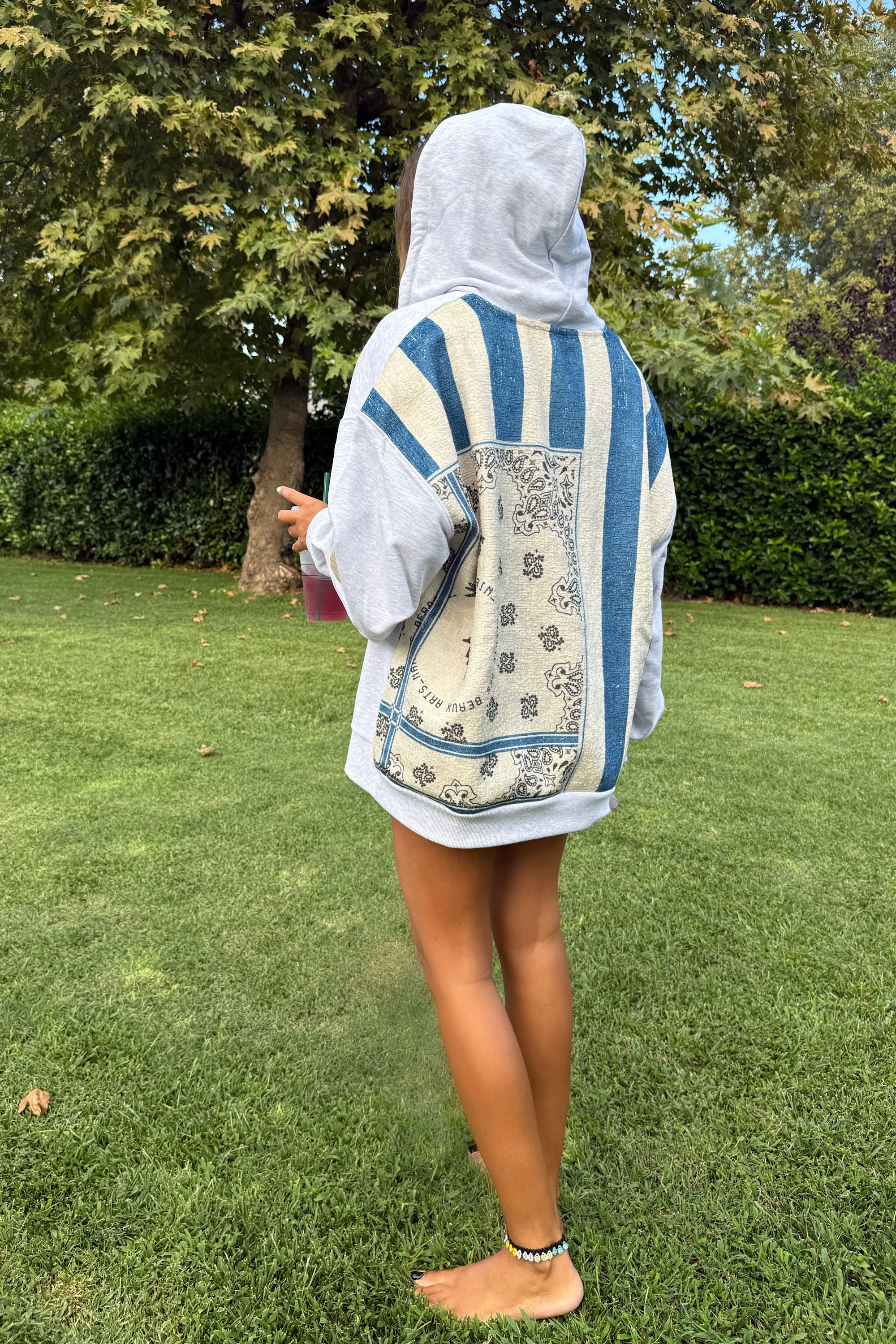 ZIP HOODIE KNITTED