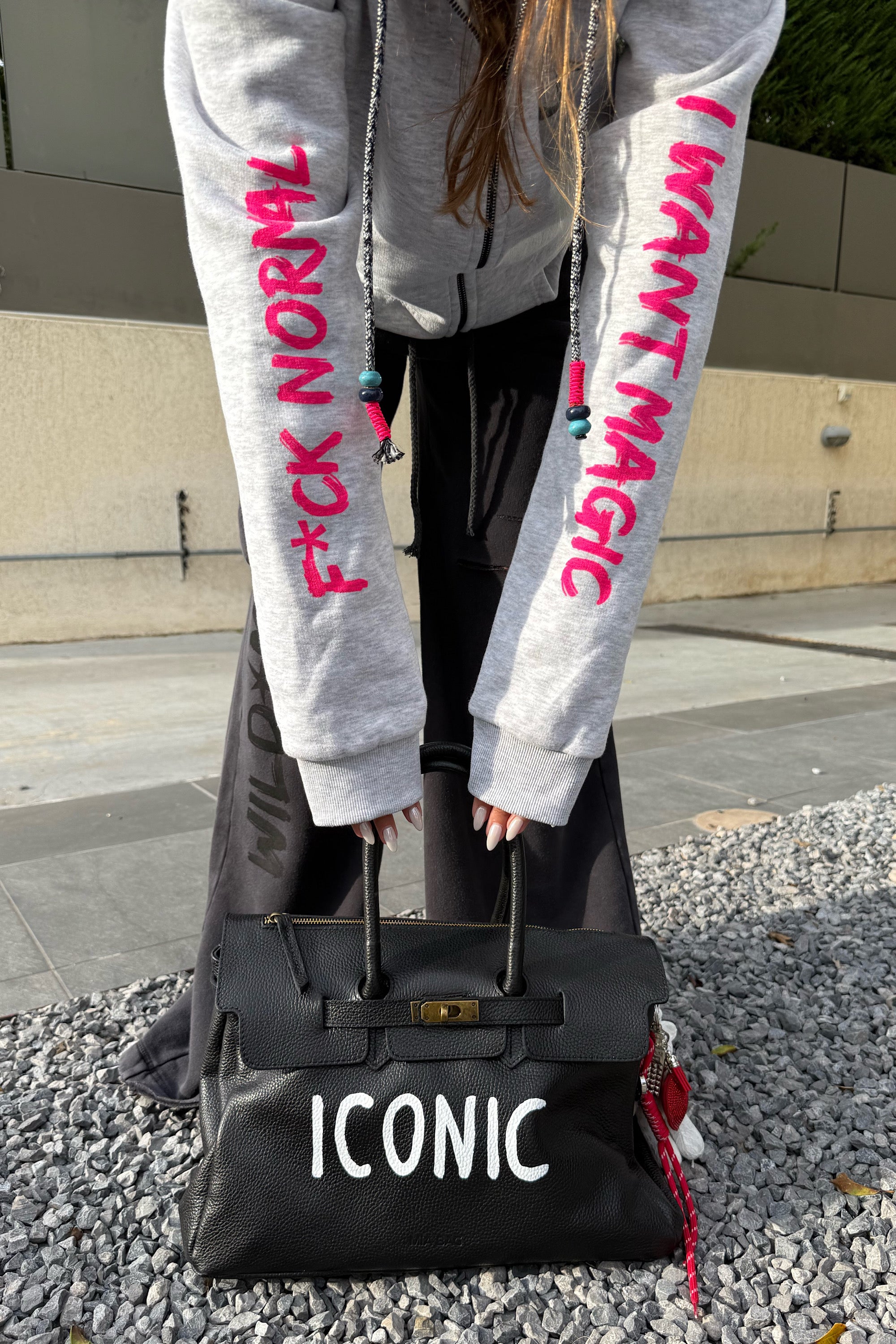 EXISTENTIALISM F*CK NORMAL HOODIE