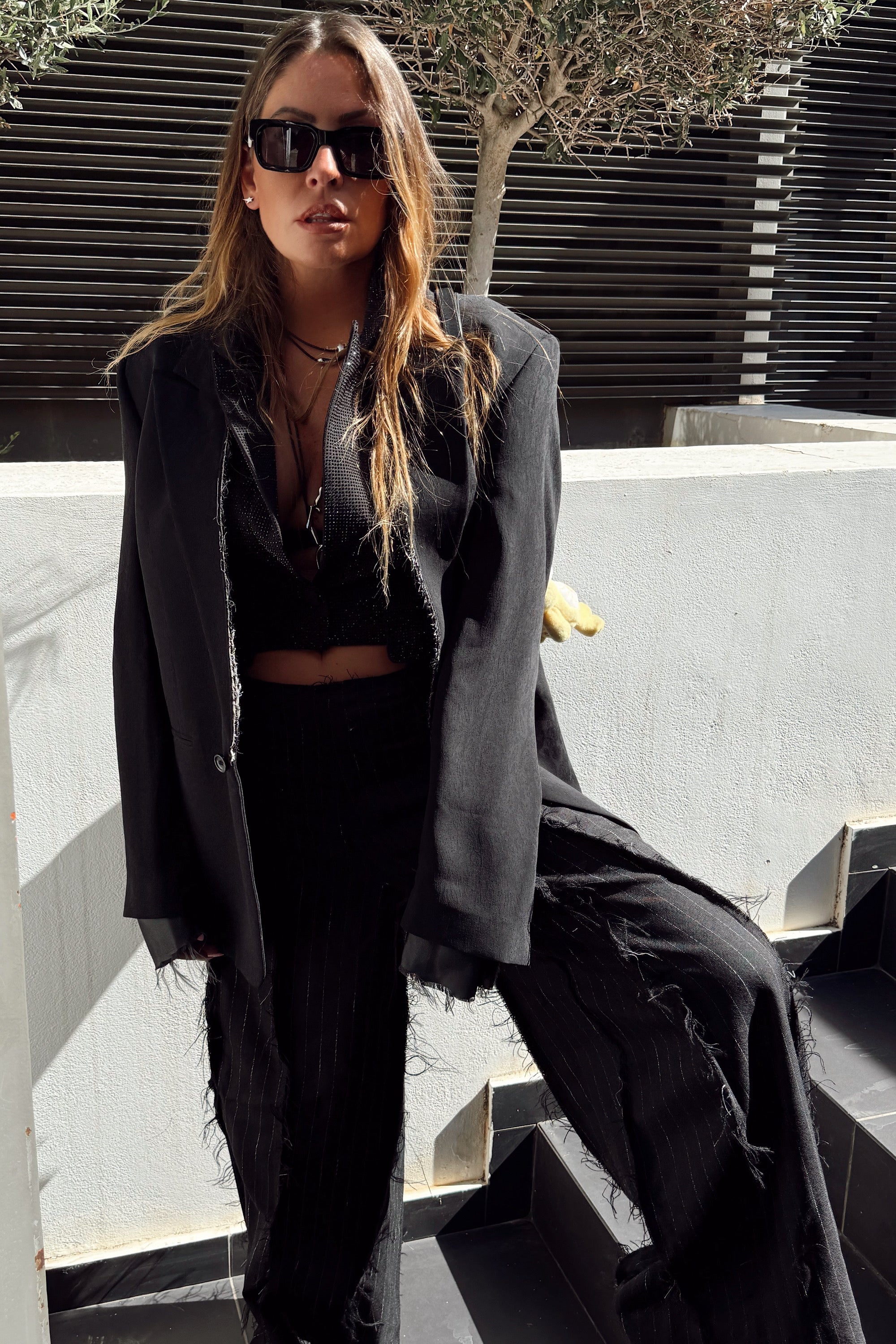 LOOSE THREADS MARBLE BLAZER