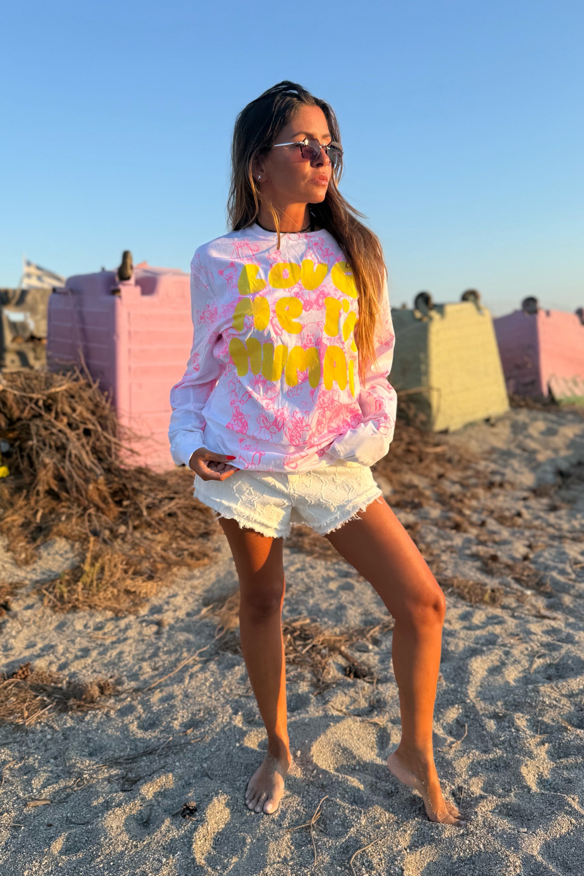 LOVE ME BEAR LS TEE
