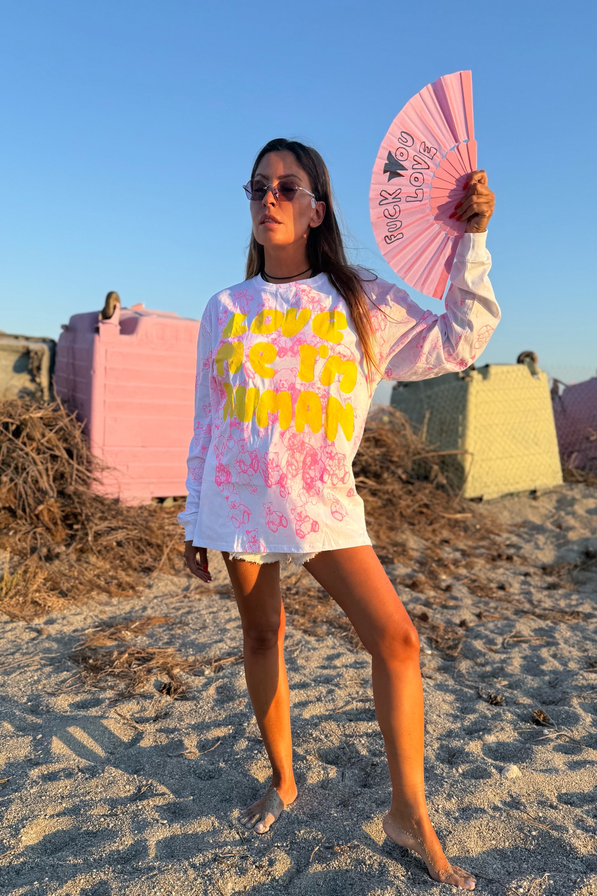 LOVE ME BEAR LS TEE