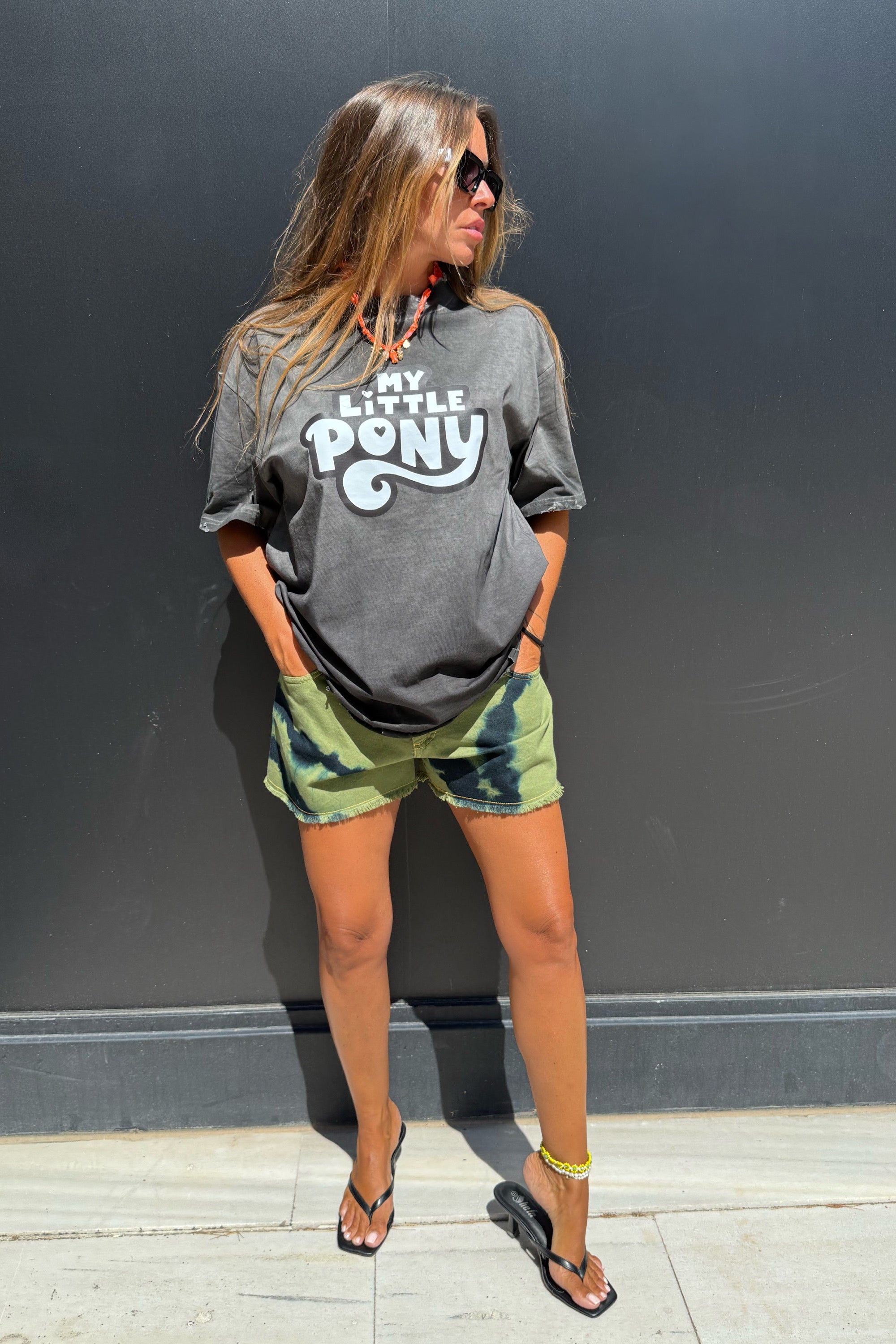 W SUN BLEACHED TEE