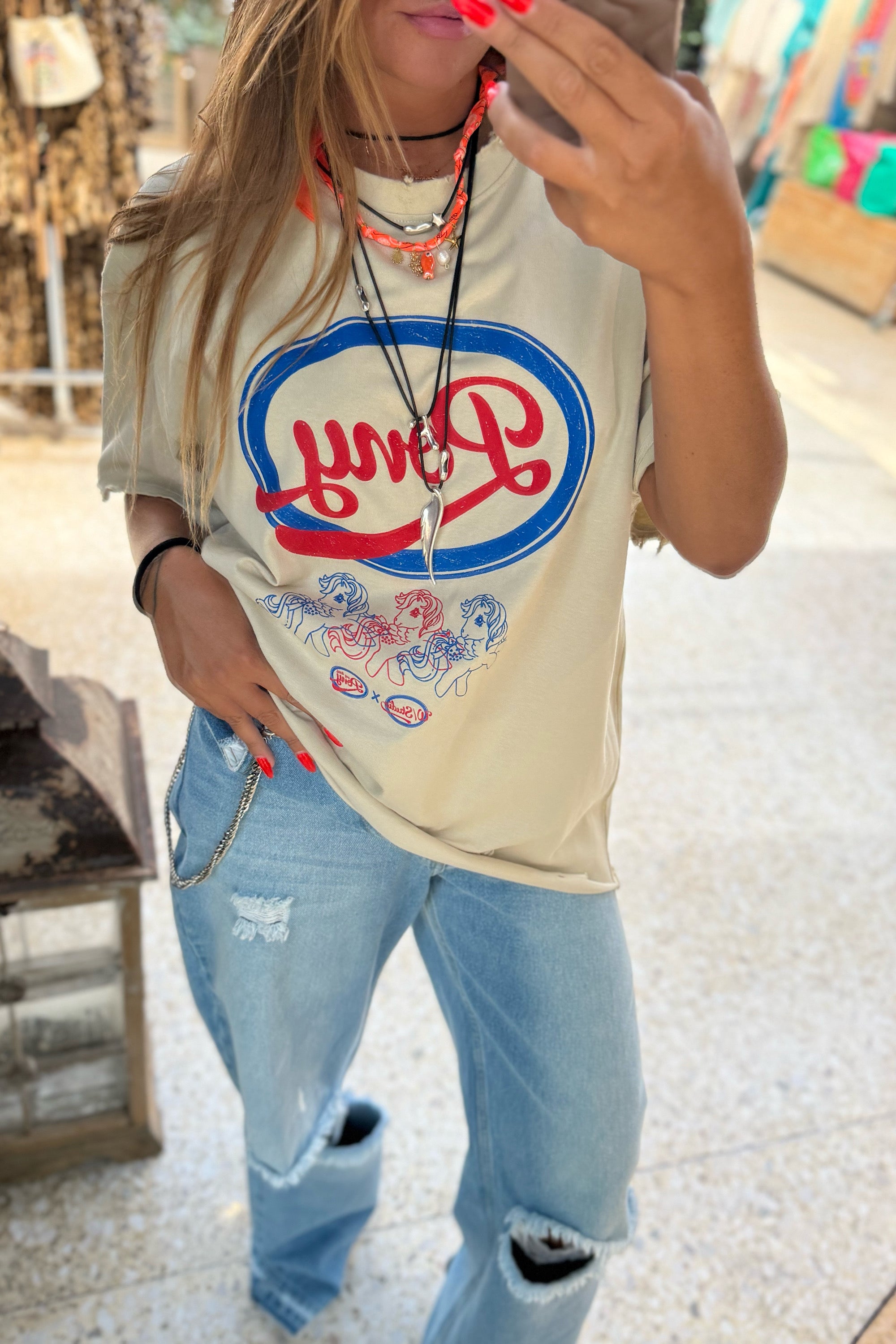 W DESTROYED TEE