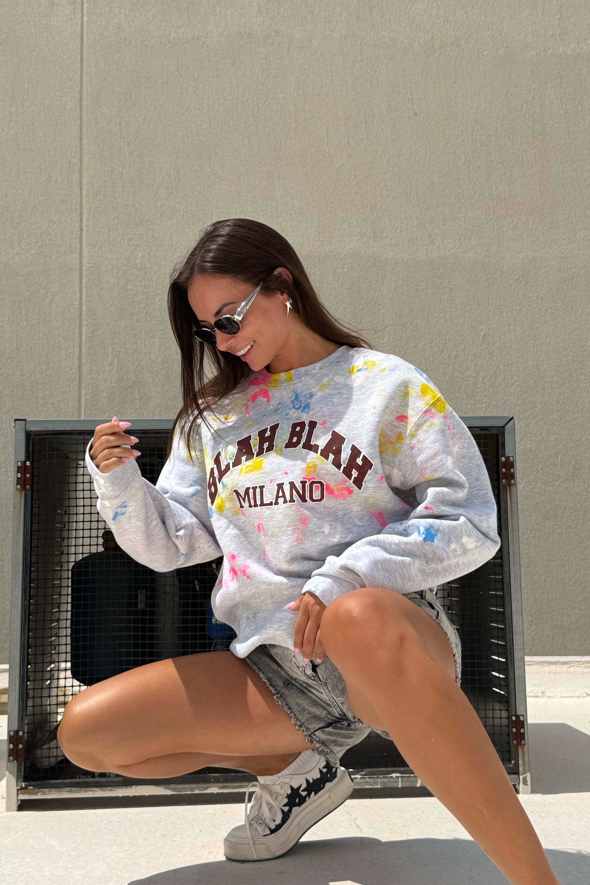 PRINTED HEAVY SWEATSHIRT