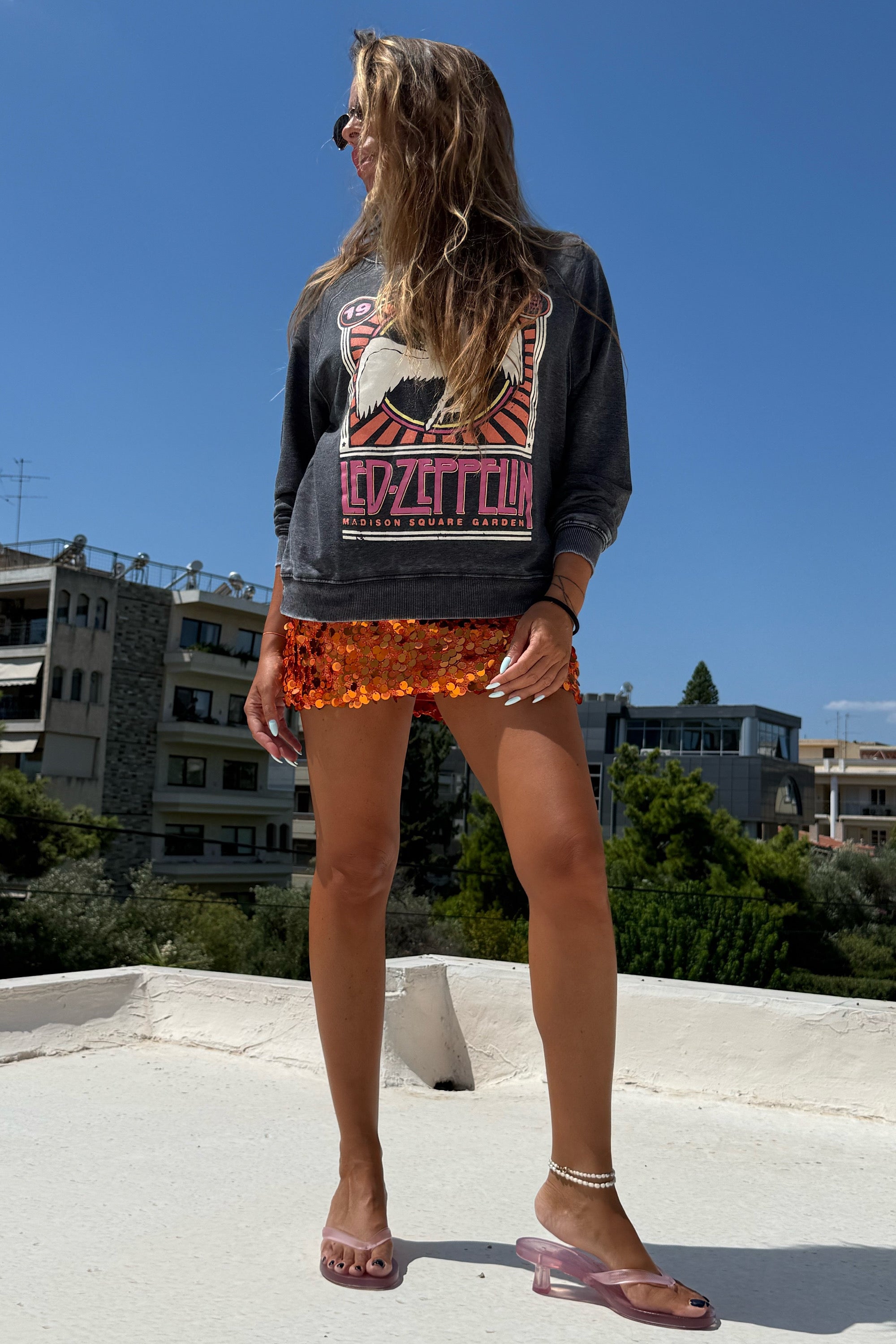 IDALIA SEQUIN MINI SKIRT