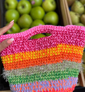 HAND CRAFTED CROCHET KNIT BAG 1