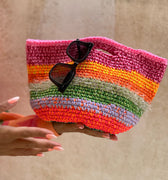 Hand crafted crochet-knit handbag 1