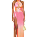 Issa Electric Pink Ombre Gown 1