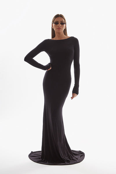 OPEN BACK MAXI DRESS 1