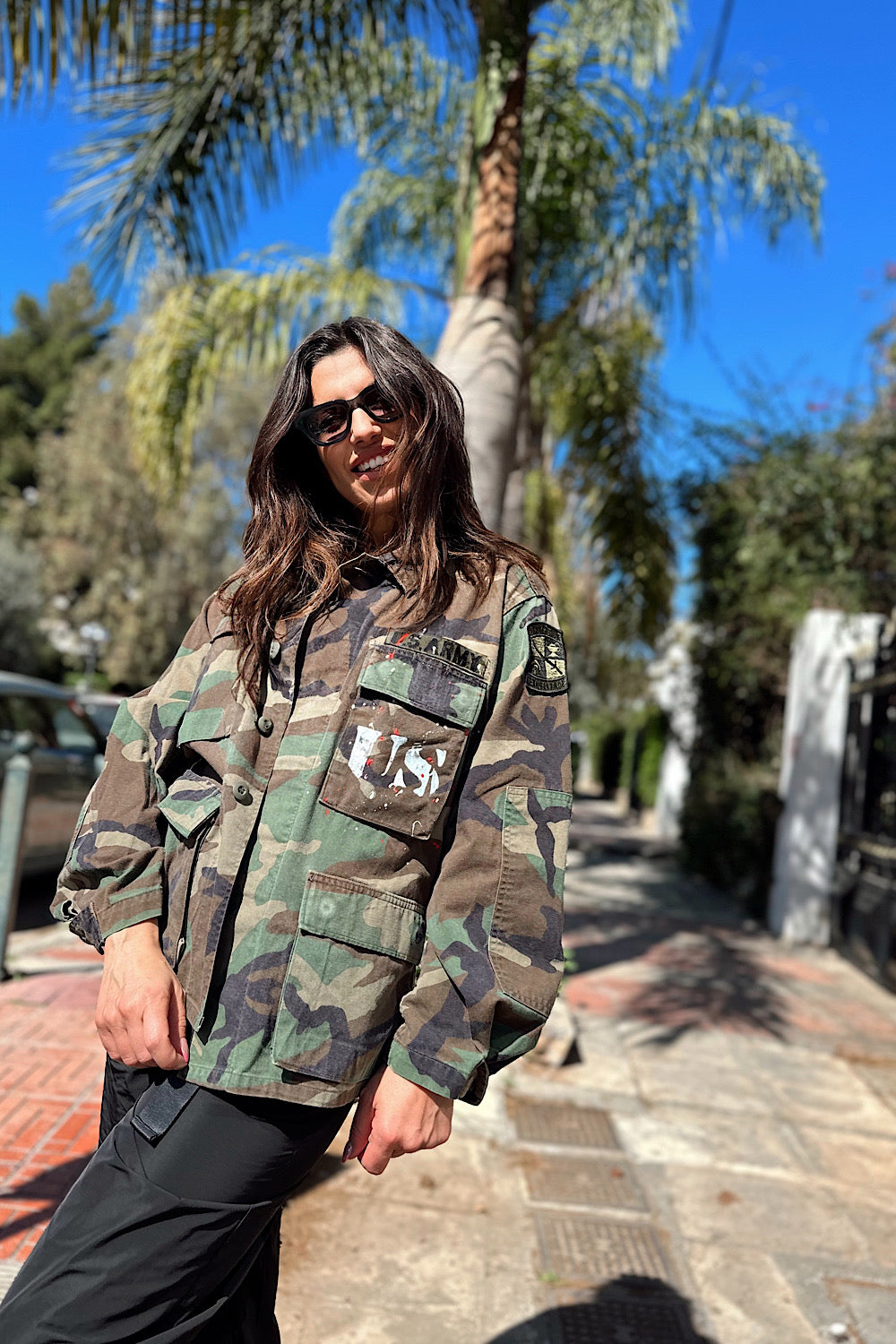 FIELD JACKET VINTAGE STAMPA PIN 1