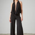 FR DRAPE / OPEN BACK JUMPSUIT 1