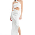 PLEATED STRAP MAXI SKIRT 1