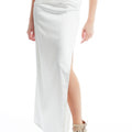 PLEATED STRAP MAXI SKIRT 2