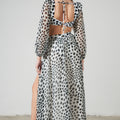 BOSSA LONG SLEEVE CUTOUT DRESS 3